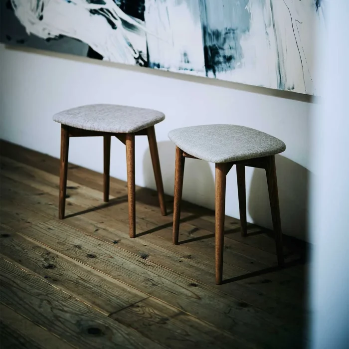 木製スツール 椅子 北欧デザイン エントランス椅子