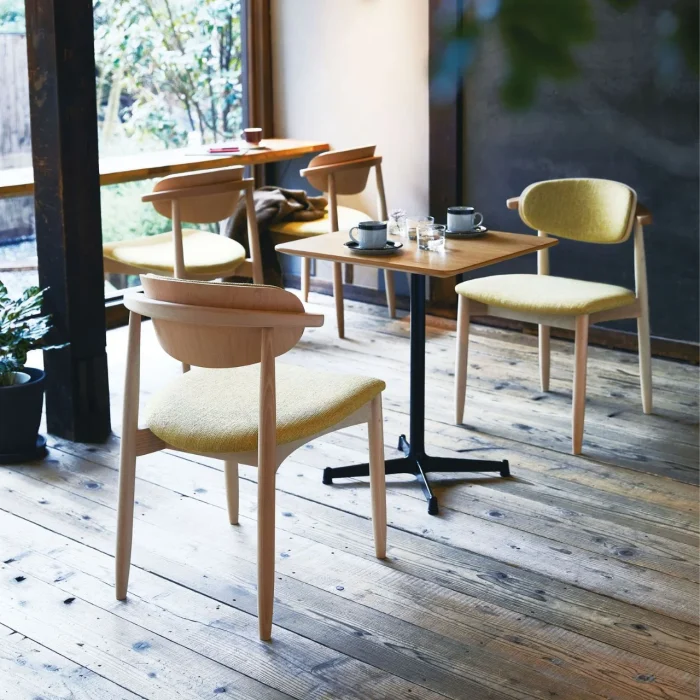 木製椅子 ファブリック カフェ オフィス 店舗家具 
