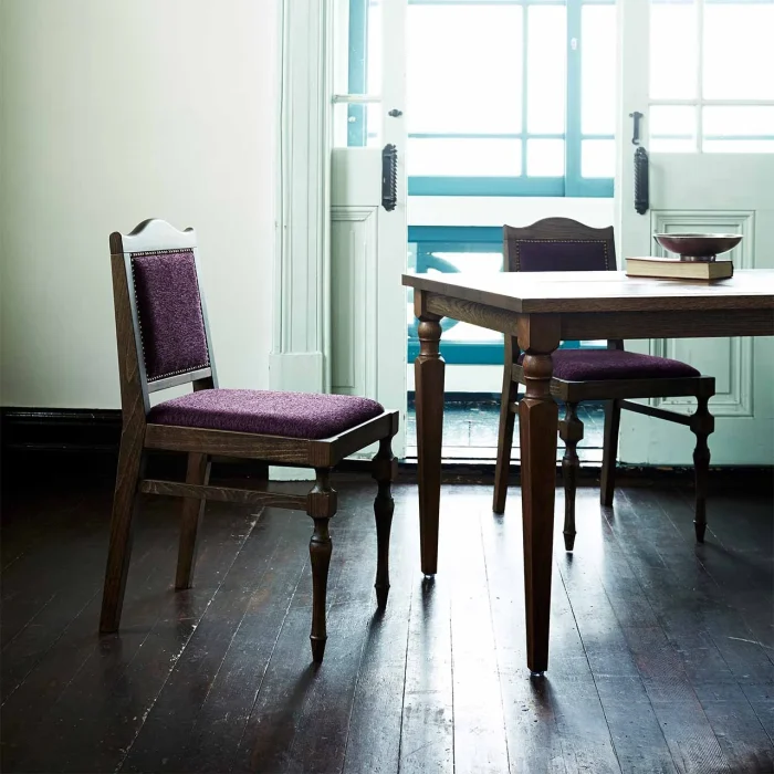 アームレスチェア 木製椅子 アンティークチェア  業務用家具 